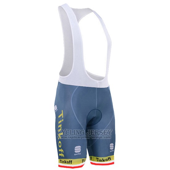 2016 Cycling Jersey Tinkoff Red and Lider White Short Sleeve and Bib Short
